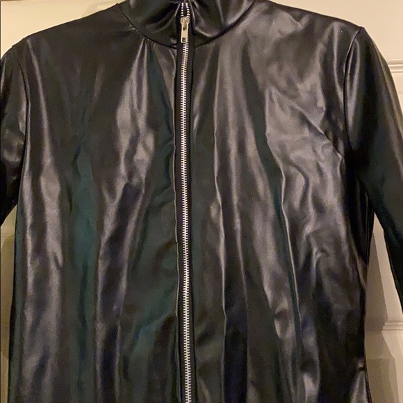 Black Leather Bodysuit - Picture 2 of 5